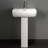 Hudson 200 Vitreous China Pedestal Sink