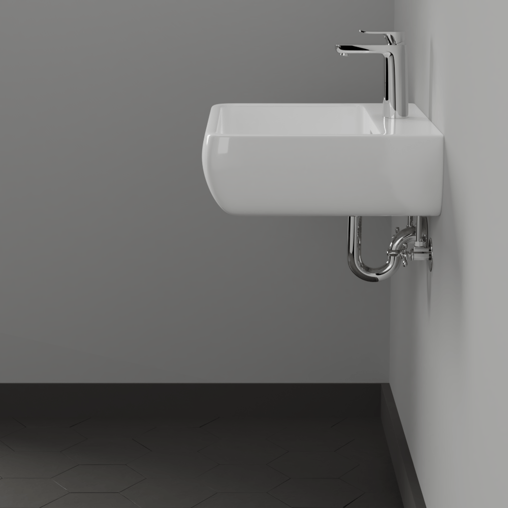 Hudson 200 Vitreous China Wall-Mount Sink