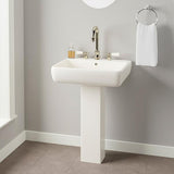 Hudson 300 Vitreous China Pedestal Sink