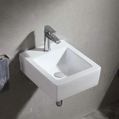 Inger Vitreous China Wall-Mount Bathroom Sink
