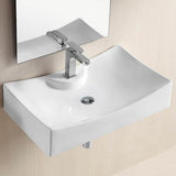 Irma Vitreous China Wall-Mount Bathroom Sink