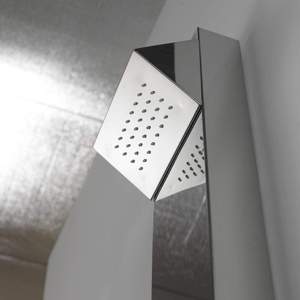 Jara Pressure Balance Stainless Steel Shower Panel with Hand Shower - Polished Finish