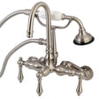 Jassen Wall-Mount Tub Faucet with Hand Shower