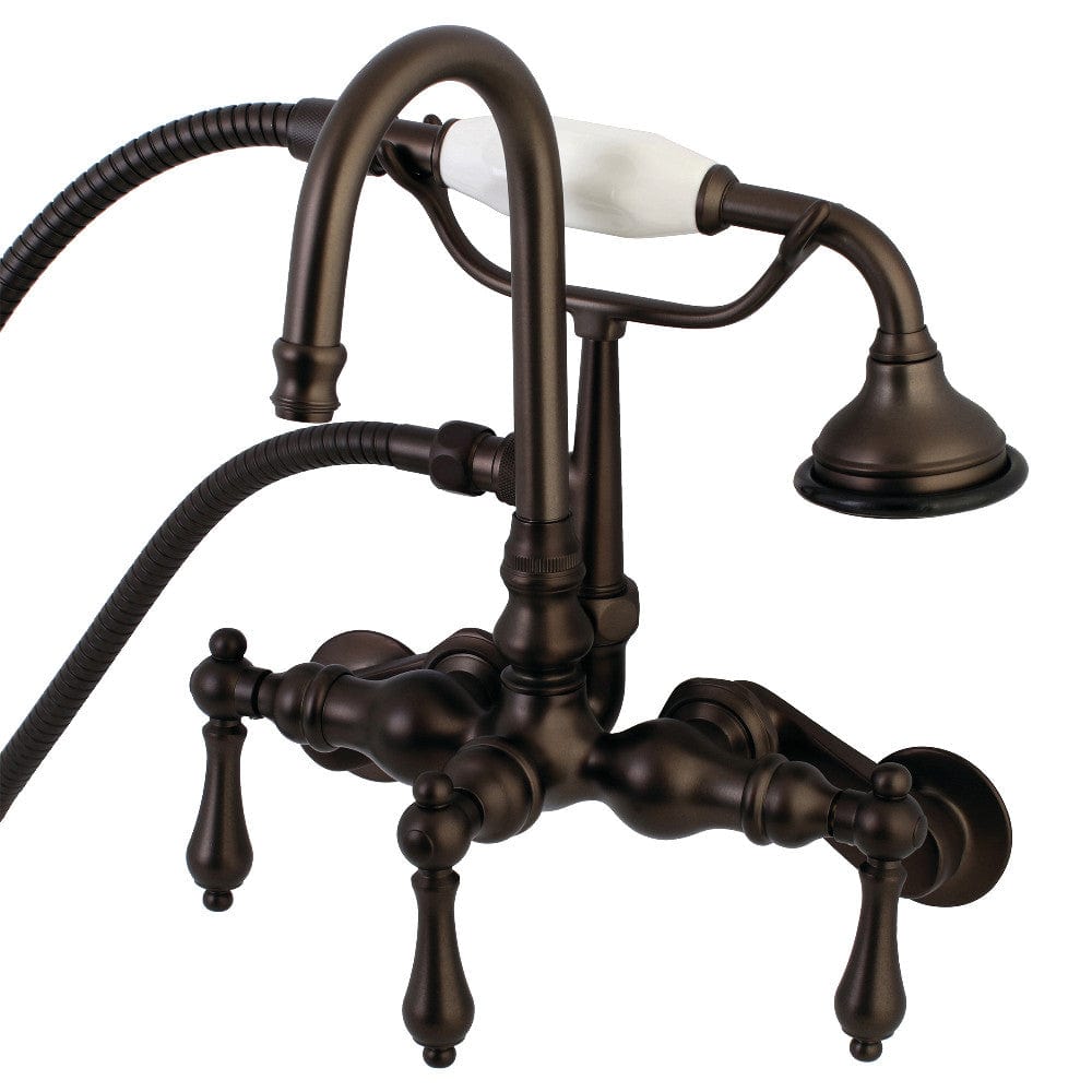 Jassen Wall-Mount Tub Faucet with Hand Shower
