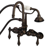 Jassen Wall-Mount Tub Faucet with Hand Shower