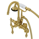 Jassen Wall-Mount Tub Faucet with Hand Shower