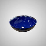 Jericho Vitreous China Vessel Sink - Cobalt Blue
