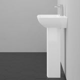 Jesup 100 Vitreous China  Pedestal Sink