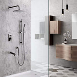 Kenton Pressure Balance Shower System with Shower Head, Hand Shower and Tub Spout