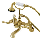 Kesten Wall-Mount Tub Faucet with Hand Shower
