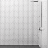 Kiden Pressure Balance Stainless Steel Shower Panel with Hand Shower - Polished Finish