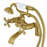 Kigensard Deck-Mount Tub Faucet with Hand Shower