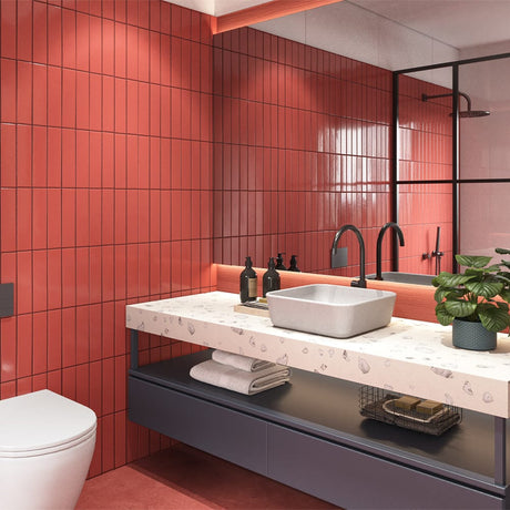 Lanton Square Cast Concrete Vessel Sink - Light Grey