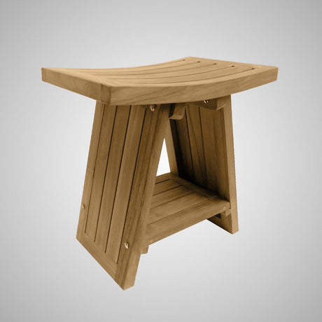 Lapley Teak Shower Stool