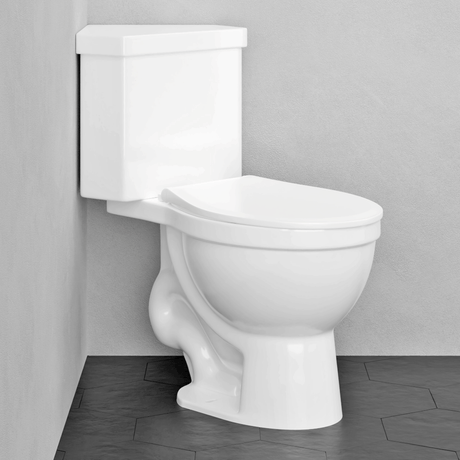 Lawen Single-Flush Two-Piece Corner Toilet - Comfort Height