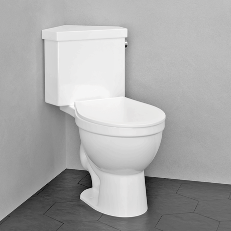 Lawen Single-Flush Two-Piece Corner Toilet - Comfort Height
