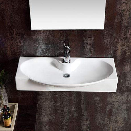 Libby Vitreous China Wall-Mount Bathroom Sink