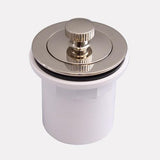 Lift-and-Turn Tub Drain with Hub Adapter