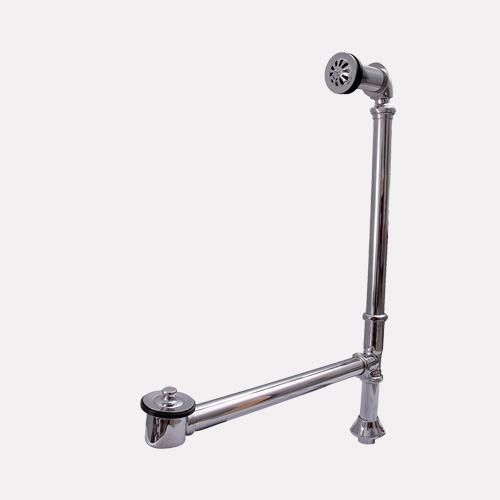 Lift & Turn Tub Drain with Pivoting Overflow