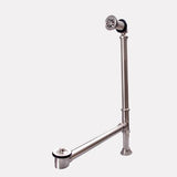 Lift & Turn Tub Drain with Pivoting Overflow