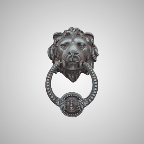 Lions Head Door Knocker