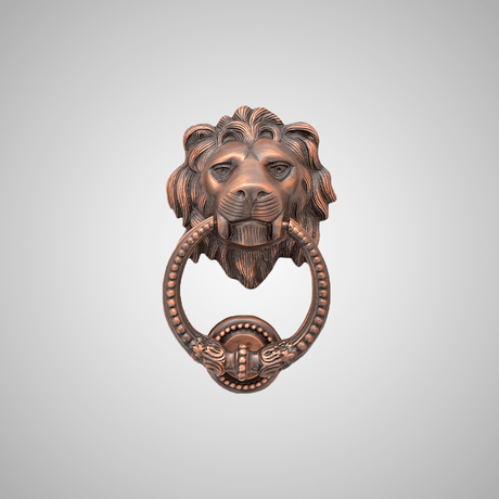 Lions Head Door Knocker