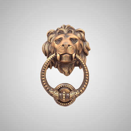 Lions Head Door Knocker