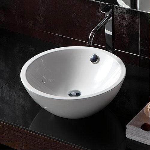 Lomira Vitreous China Round Vessel Sink