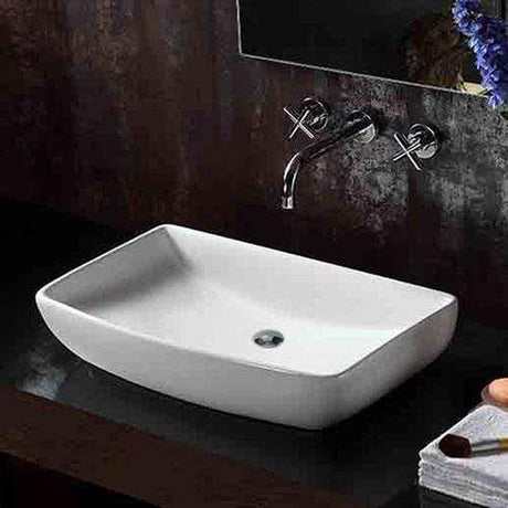 Lutsen Vitreous China Rectangular Vessel Sink