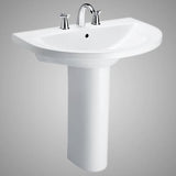 Lyons Vitreous China Pedestal Sink