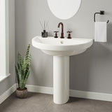 Lyons Vitreous China Pedestal Sink