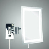 Malaga Rectangular Swinging LED Lighted Makeup Mirror