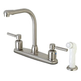 Mattia Bridge Kitchen Faucet with Sprayer