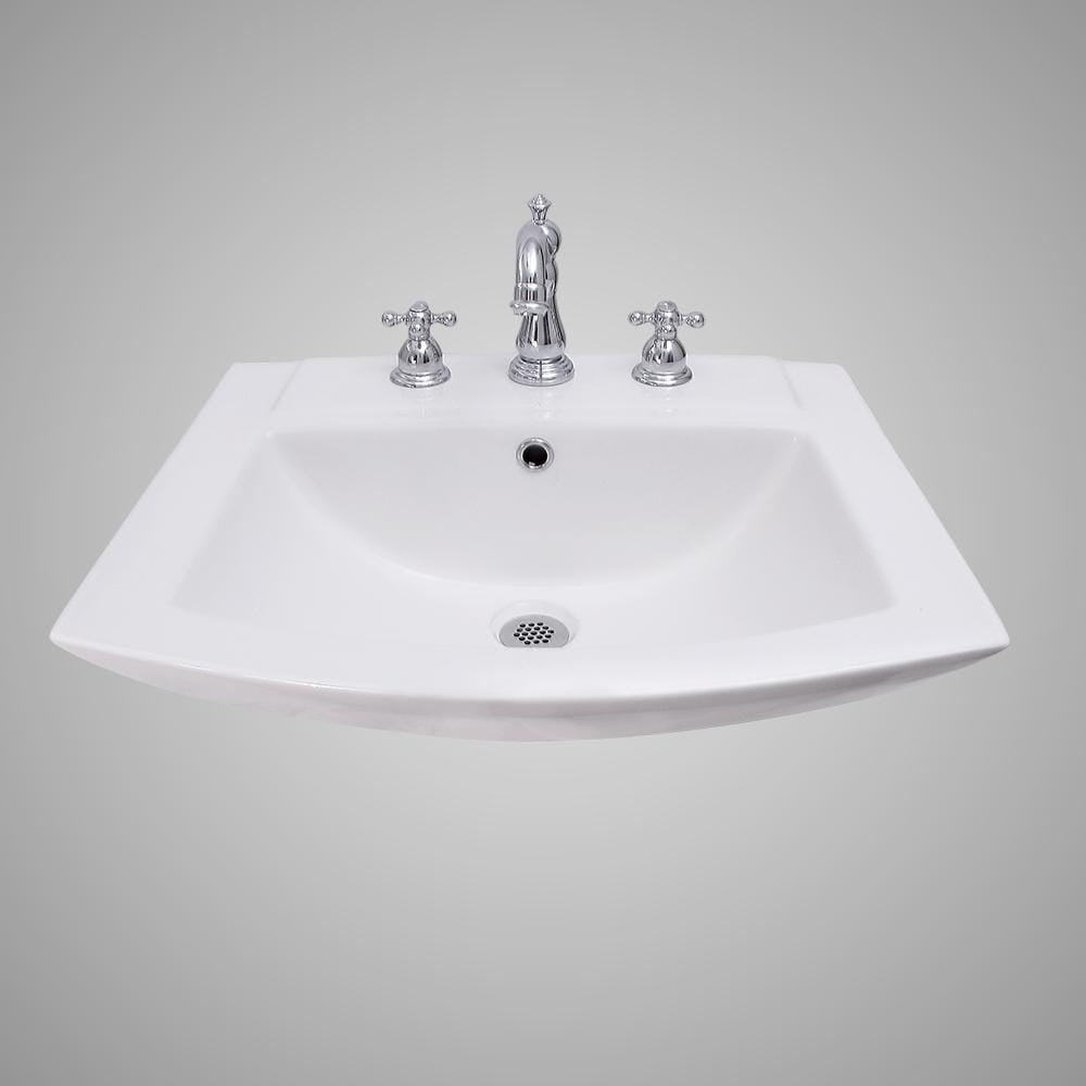 Mauston Vitreous China Wall-Mount Bathroom Sink