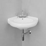 Meade Vitreous China Corner Wall-Mount Bathroom Sink