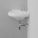 Meade Vitreous China Corner Wall-Mount Bathroom Sink