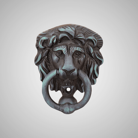 Miniature Lions Head Door Knocker