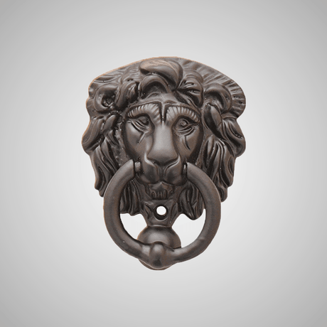 Miniature Lions Head Door Knocker