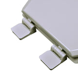 Molded Round Wood Toilet Seat - Silver