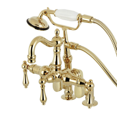 Nelley Deck-Mount Tub Faucet with Hand Shower