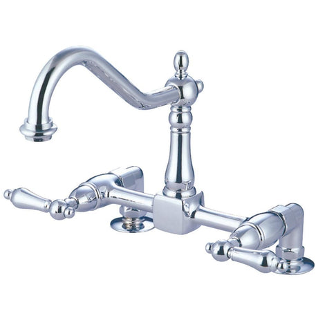 Nicolo Two-Handle Bridge Kitchen Faucet