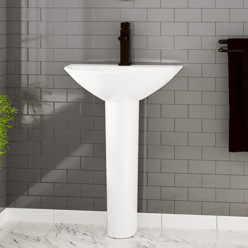 Norene Vitreous China Pedestal Sink