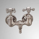 Old-Style Tub Faucet - Metal Cross Handles