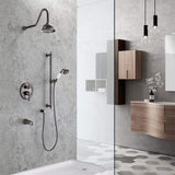 Owen Pressure Balance Shower System with Shower Head, Hand Shower and Tub Spout