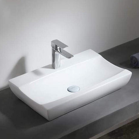 Oxbo Vitreous China Rectangular Vessel Sink