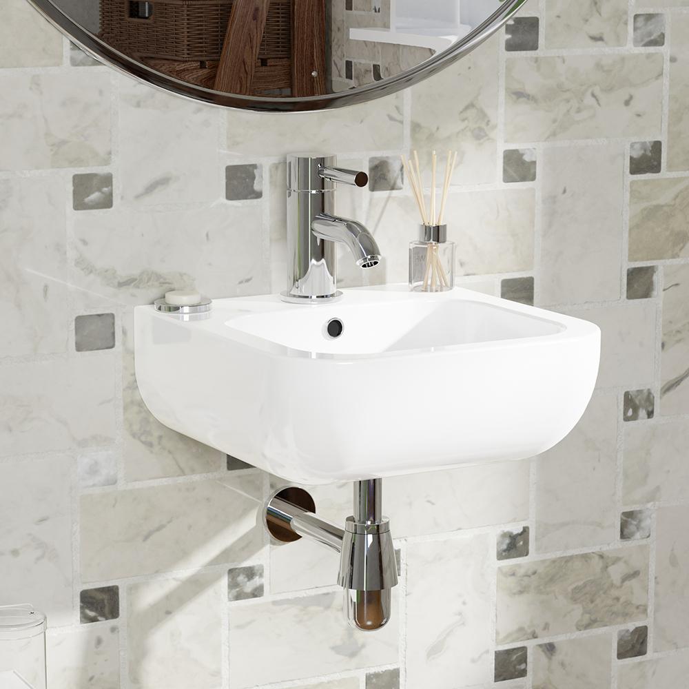 Parma 100 Vitreous China Wall-Mount Sink