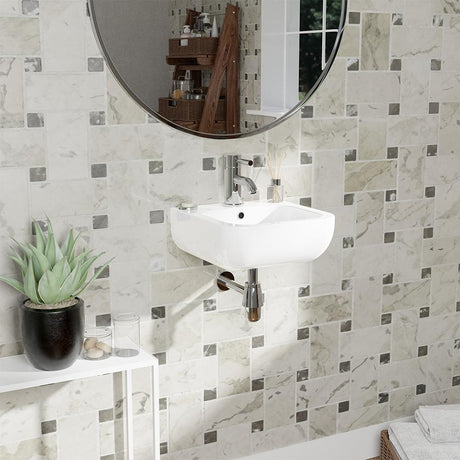 Parma 100 Vitreous China Wall-Mount Sink