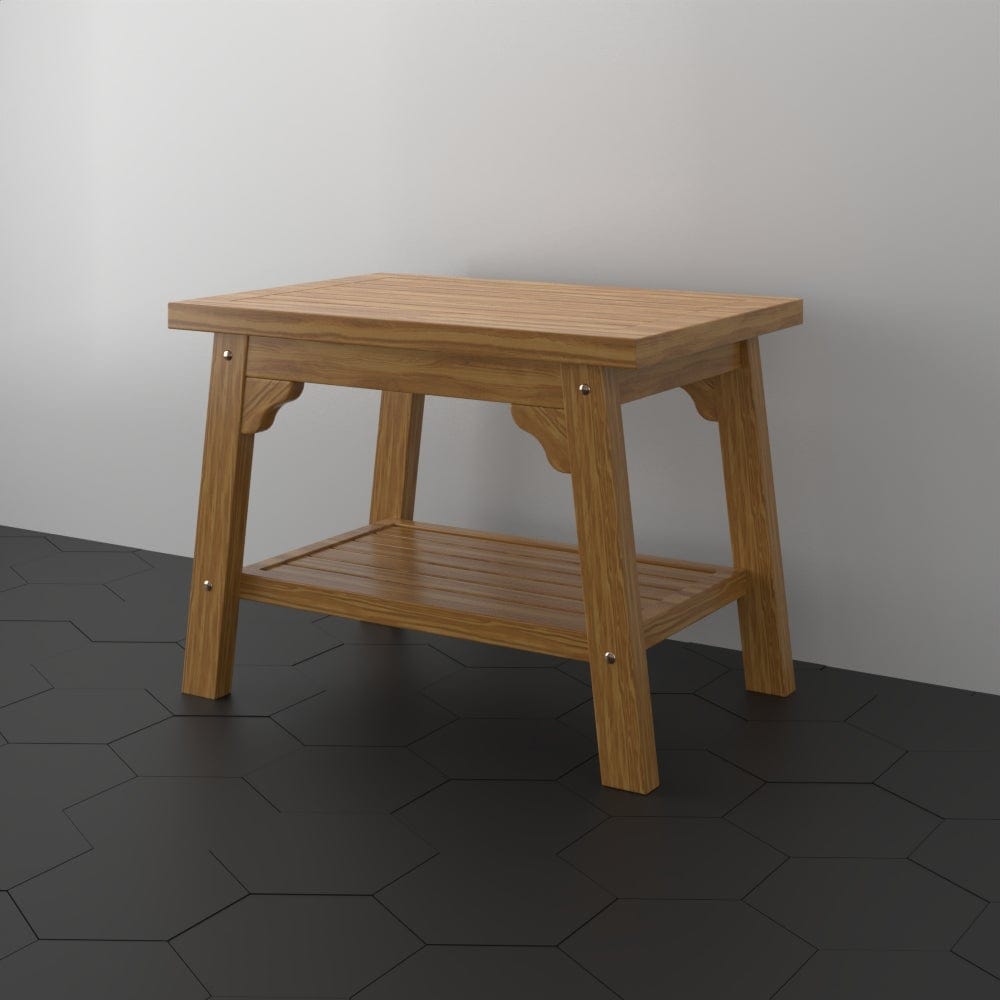 Parnes Teak Shower Stool