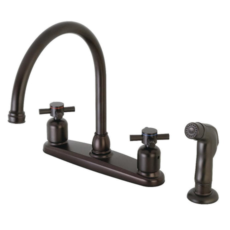 Pedro Bridge Kitchen Faucet with Brass Side Sprayer