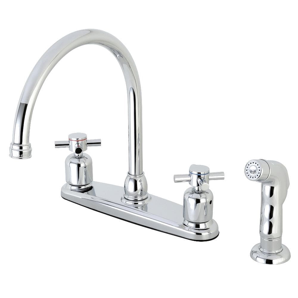 Pedro Bridge Kitchen Faucet with Brass Side Sprayer